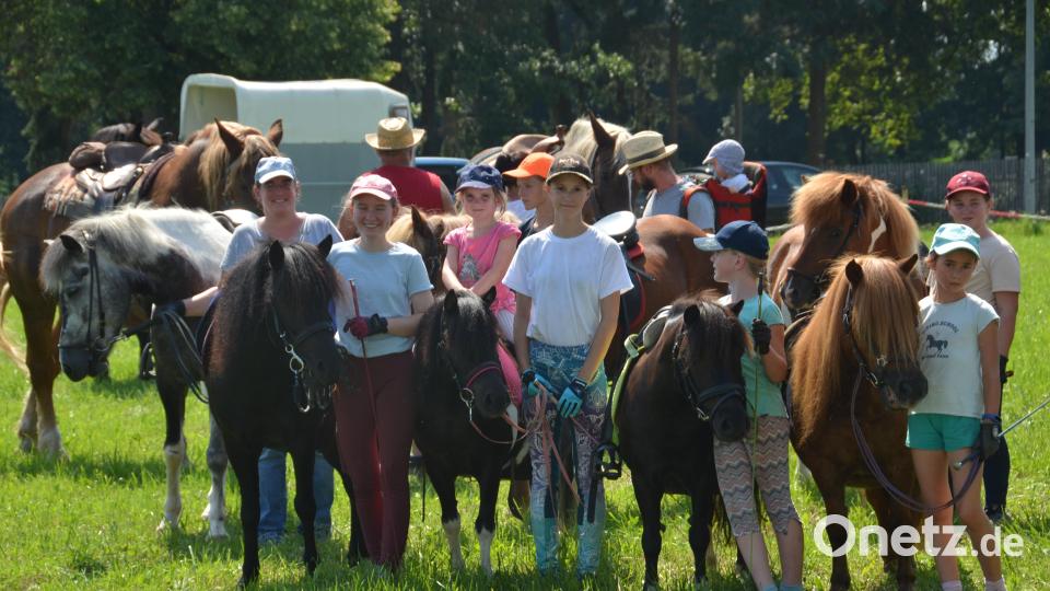 Auf der Wiese unterhalb des Fußballplatzes war am Festtag "Mariä Himmelfahrt" mächtig was geboten. Viele Pferde und Ponys brachten die Pferdefreunde im Grenzland heuer für den Kinderferiennachmittag mit. Ob in der Kutsche oder auf dem Rücken der Pferde, hatten die Kinder viel Freude und Spaß. Bild: dob
