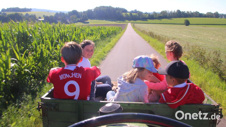 Fünf Tage „Abenteuer Landleben“ erlebten 14 Mädchen und Buben bei der gleichnamigen Ferienwoche des Stadtjugendrings Bild: Ulrike Simmerl/exb