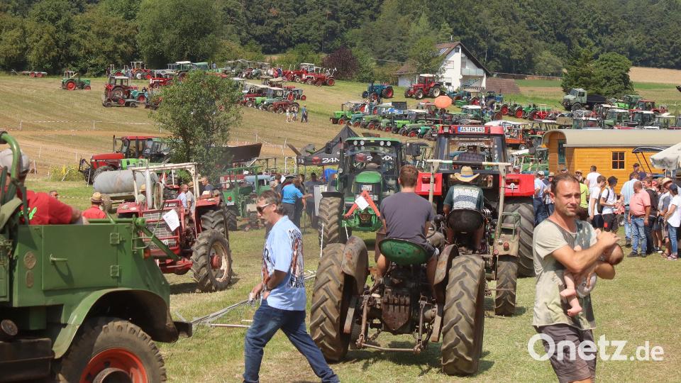 Traktoren, soweit das Auge reicht. Ein Paradies für Technik- und Landwirtschaftsmaschinenliebhaber. Bild: mfh