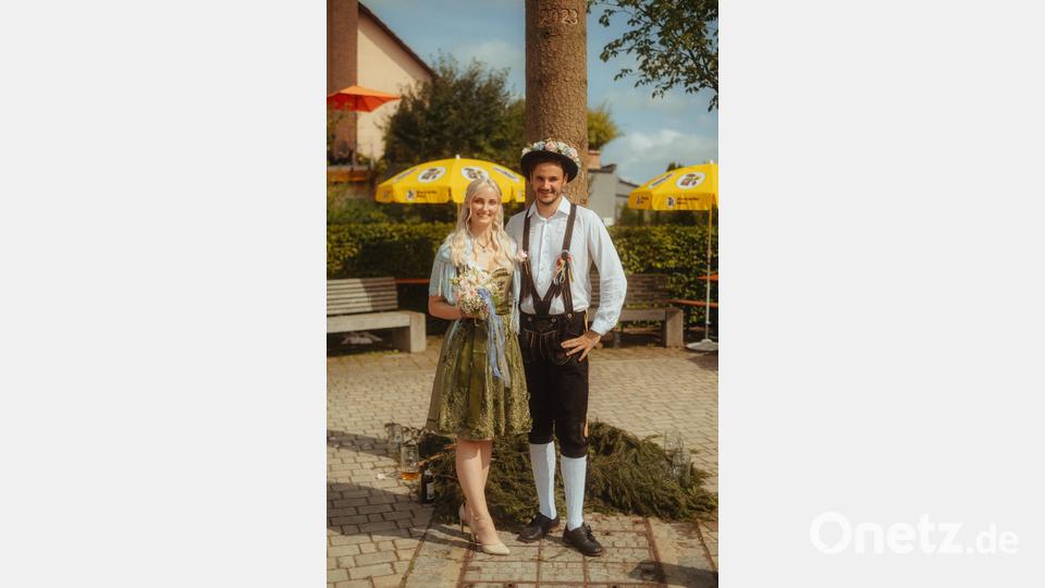 Das neue Oberkirwapaar 2023 Vanessa Kühn und Nikolas Rösch. Bild: Christina Kotz/exb