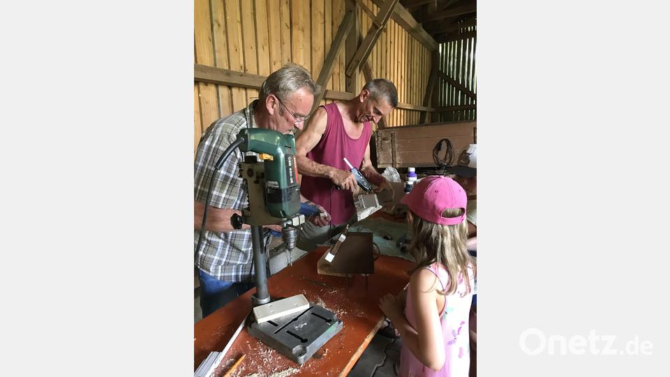 Heribert Urbanek (re.) und Herbert Hofmann hatten immer gut zu tun. Bild: mma