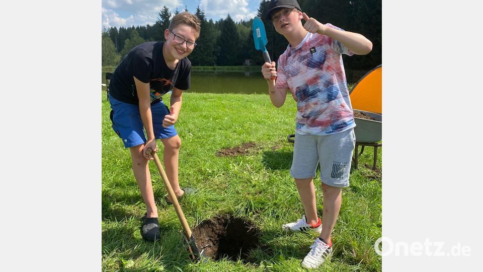 Mehrere Tage verbrachten die Waldsassener Ministranten in einem Zeltlager bei Plößberg. Bild: Lukas Scharnagl/exb