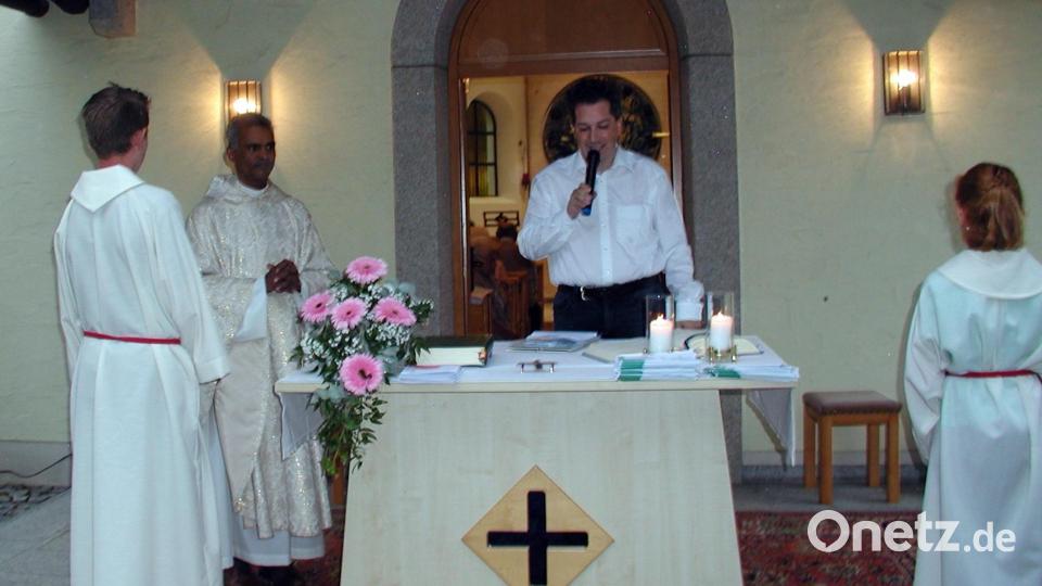 Der neue Vorsitzende des Kapellenbauvereins, Michael Brucker, dankte am Ende all denen, die der Kapelle treu geblieben sind. Bild: ld