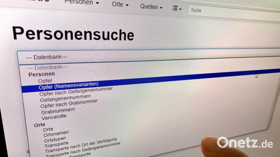 Digitale Spurensuche in der Online-Datenbank "Memorial Archives". Bild: Gabi Schönberger