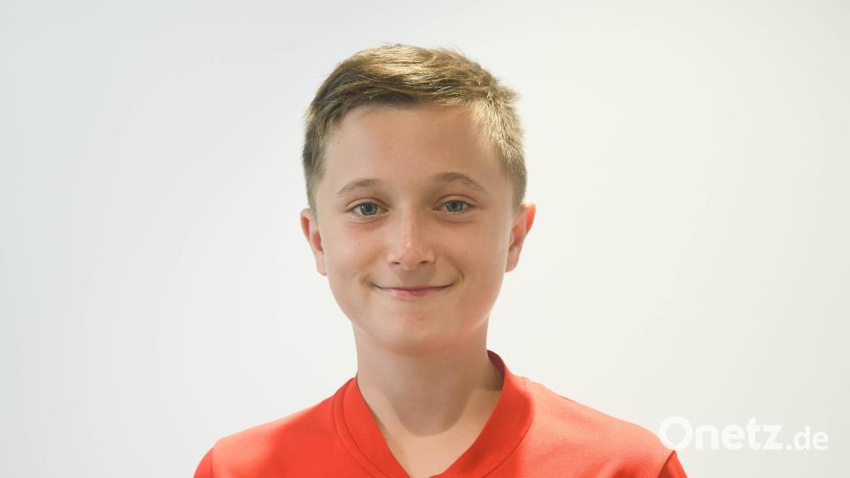Max (12): &quot;Ich mache am liebsten Sport! Zocken, Tennis, Fußball, Basketball, egal was.&quot; Bild: Gabi Schönberger