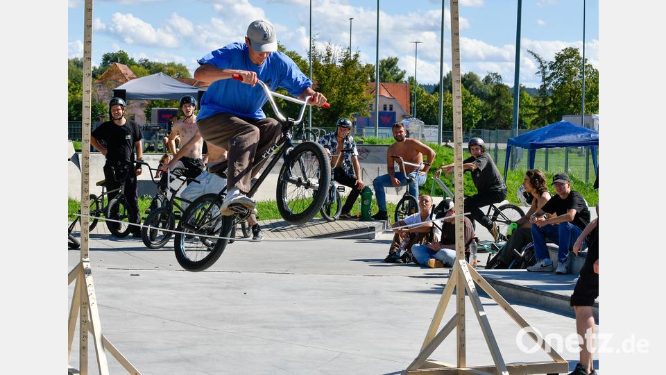 Im Skatepark gab es ganz schön viel zu sehen. Bild: Petra Hartl
