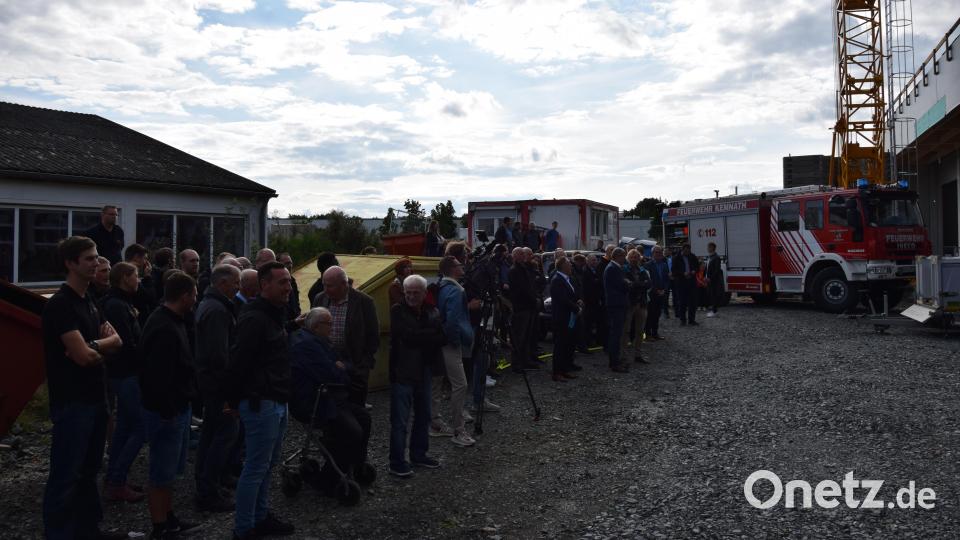 Richtfest zum Neubau des Feuerwehrgerätehauses in Kemnath Bild: mde