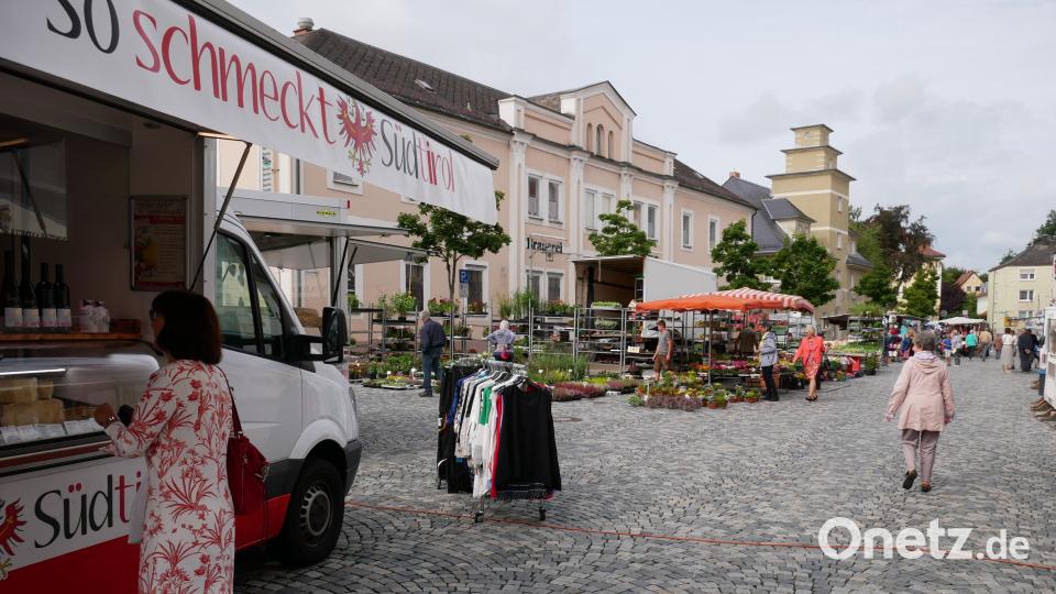Ein vielfältiges Angebot hielten die Fieranten beim Waldsassener Herbst- und Erntemarkt am Sonntag bereit. Hielt sich die Zahl der Besucher am Vormittag noch in Grenzen, so nahm das Interesse im Laufe des Nachmittags stetig zu. Bild: hmr
