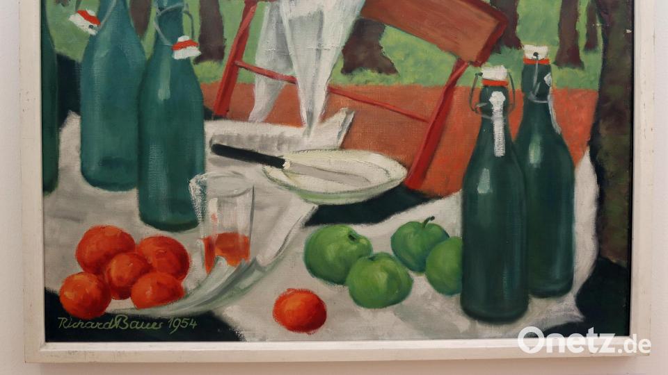 Gut zur Rosenberger Kirwa am Wochenende passt das 1954 entstandene Werk &quot;Nach der Brotzeit&quot;. Bild: mfh