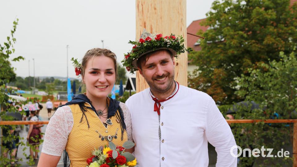 Jennifer Wagner und Dennis Barysch sind das Köferinger Oberkirwapaar 2023 Bild: egl