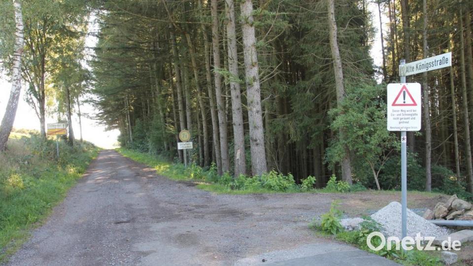 Auf der Alten Königsstraße in Georgenberg geht es weiter in Richtung Schwanhof und Waldheim. Bild: pi