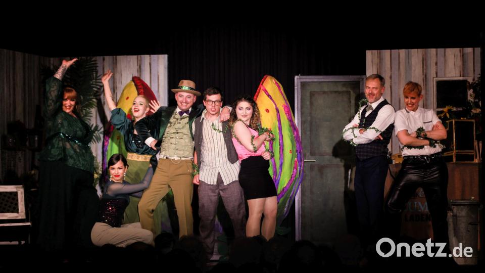 Das Team des „Horrorladens“ kommt für zwei Aufführungen nach Winklarn. Bild: Freya Fehse/exb