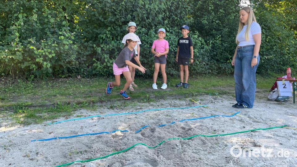 An den verschiedenen Stationen warteten sportliche Herausforderungen. Bild: krb