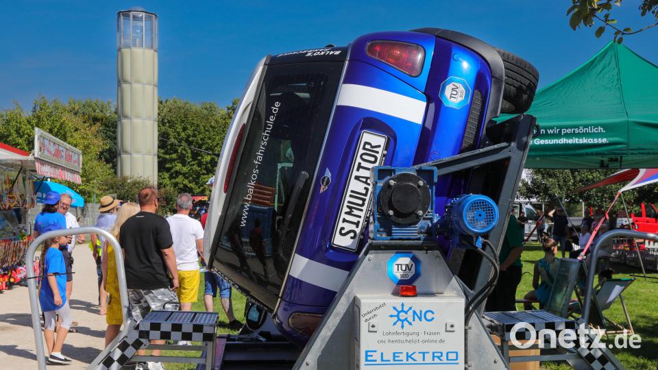 Der Verein &quot;Amberger Kinder helfen&quot; präsentierte Motorwelten auf dem ehemaligen LGS-Gelände. Bild: Wolfgang Steinbacher