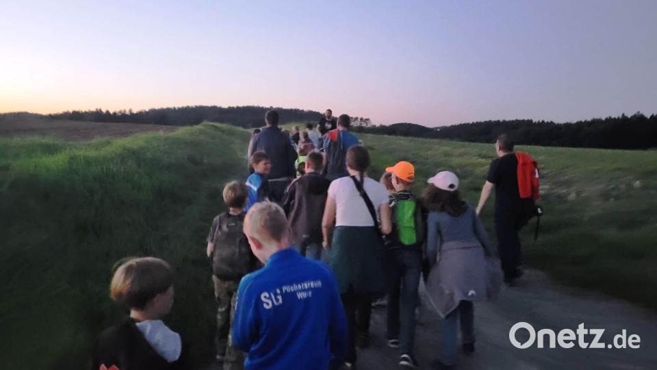 Nachts rund um Wurz sind 30 Kinder unterwegs. Bild: CSU Wurz/exb