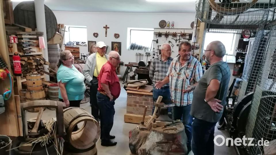 Rund 150 Interessierte besuchten beim &quot;Tag des offenen Denkmals&quot; die Handwerkerscheune in Matzersreuth. Bild: Herbert Konrad/exb