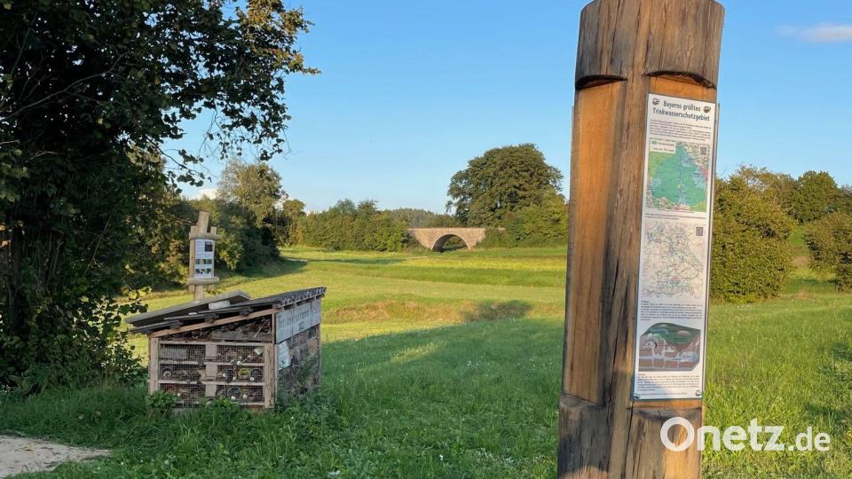 Der &quot;Naturlehrpfad&quot; am Erzweg in Auerbach bietet viele Informationen. Bild: pad