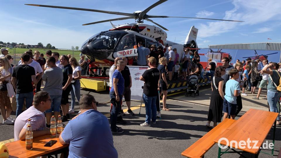 Groß war beim Tag der offenen Tür der DRF Luftrettung der Andrang Bild: adj