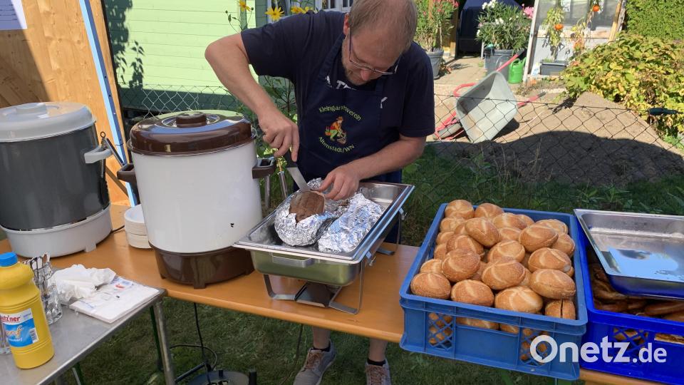 Warmer Leberkäs schmeckt immer. Bild: adj