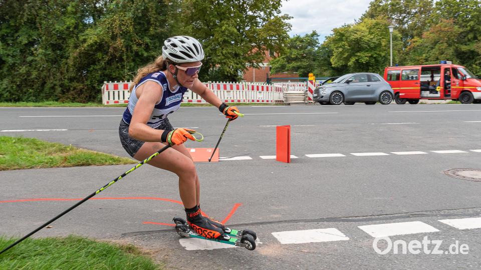 Maren König vom TSV Bad Lobenstein sicherte sich den Sieg in der Damenkonkurrenz Bild: chl