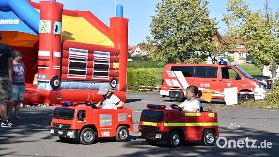 Tolle Aktionen gab es beim Ferienprogramm der Brander Wehren. Bild: FFW Brand/exb