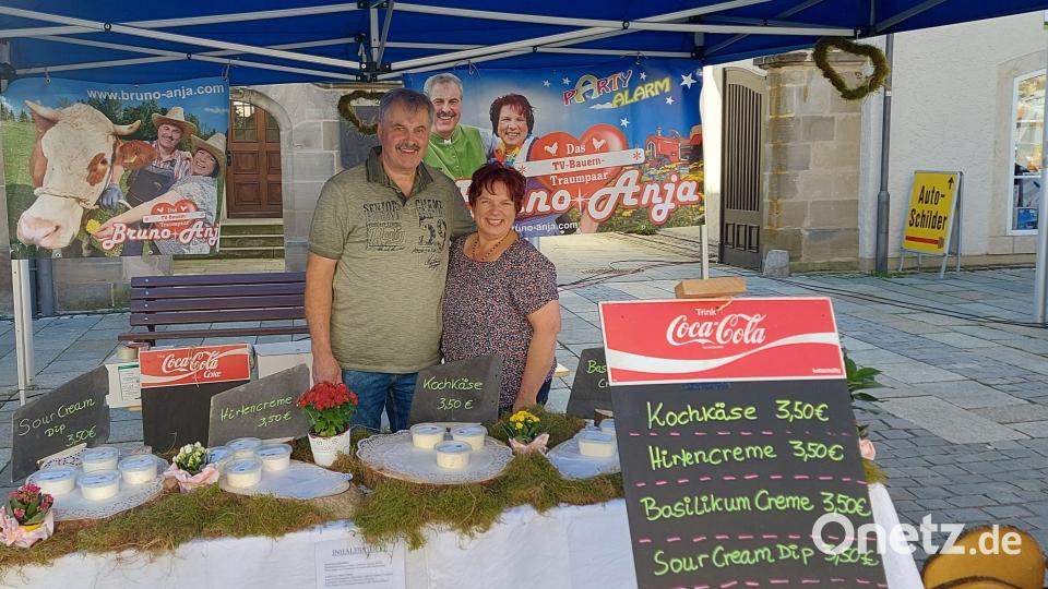 Diverse Milchprodukte gab es bei Bruno und Anja aus der TV-Sendung „Bauer sucht Frau“. Bild: exb