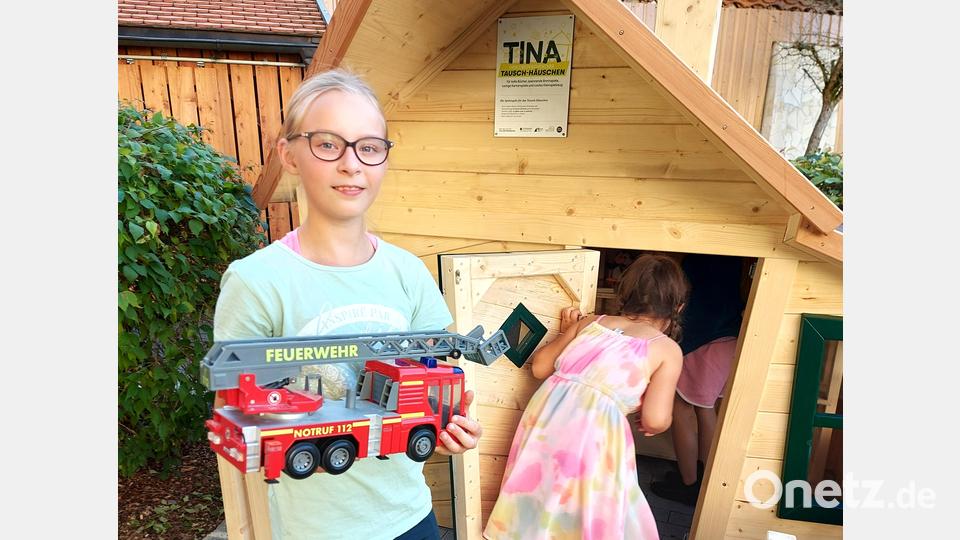 Der kleine Bruder von Ivy wird sich über das mitgebrachte Feuerwehrauto freuen. Bild: lg