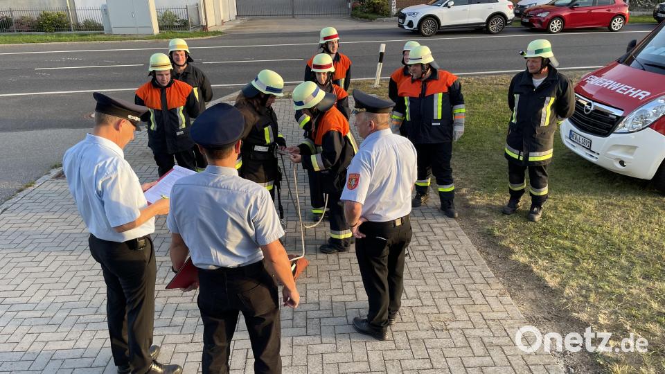 Das Schiedsrichterteam verfolgt die Leistungsprüfung genau. Bild: sl