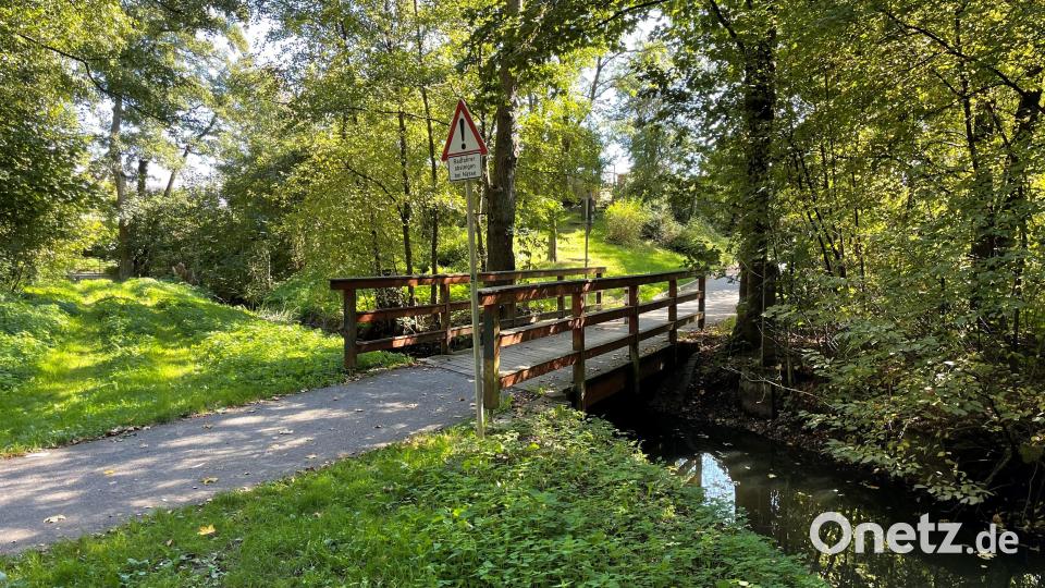 An dieser Brücke über den Orthegelmühlbach ist der Bau eines Wehrs im Gespräch. Bild: phs