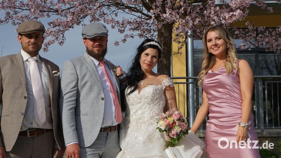 Daniela und Florian Pachali haben vergangenen Samstag geheiratet. Bild: abi