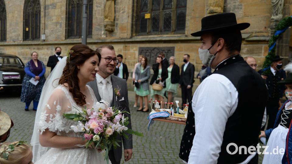 Cornelia Büttner heiratet Roland Scheler. Bild: Andreas Brückmann