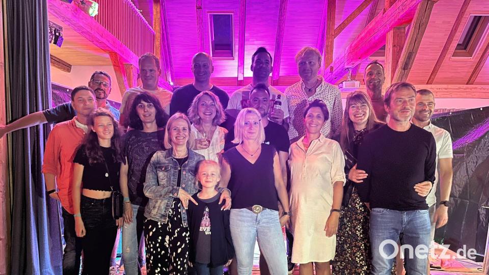 Das Organisationsteam nach dem Benefizkonzert Mitte August im Stiftlandhof der Familie Schicker in Hundsbach. Bild: Günter Schicker/exb