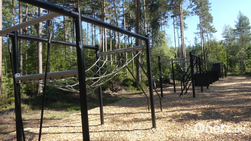 Teilüberblick auf Marder-Parcours Bild: rn
