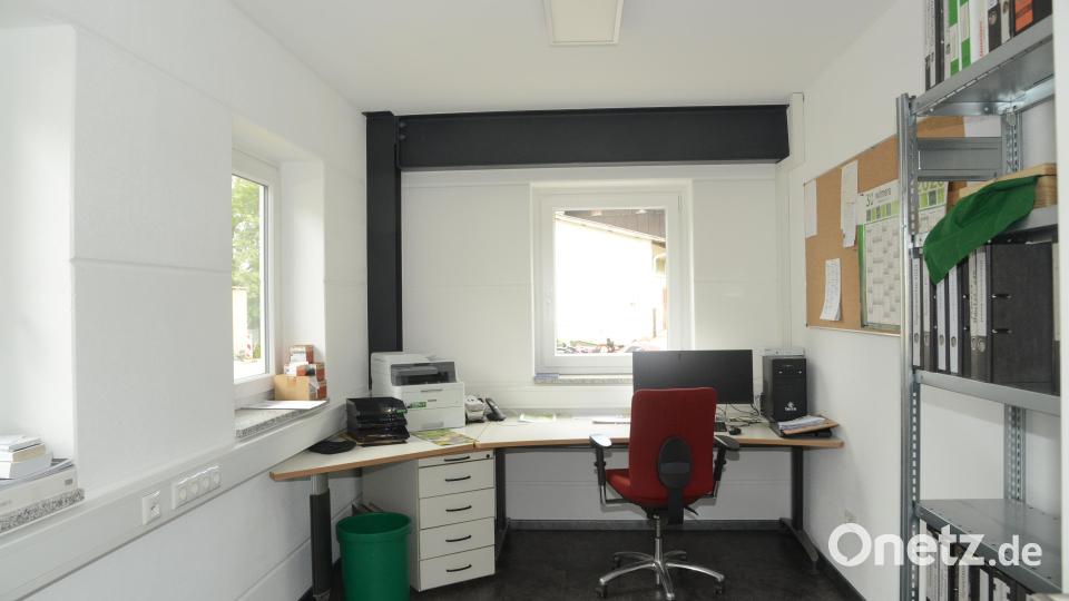 Endlich hat der Bauhofleiter über ein eigenes Büro. Bild: bey