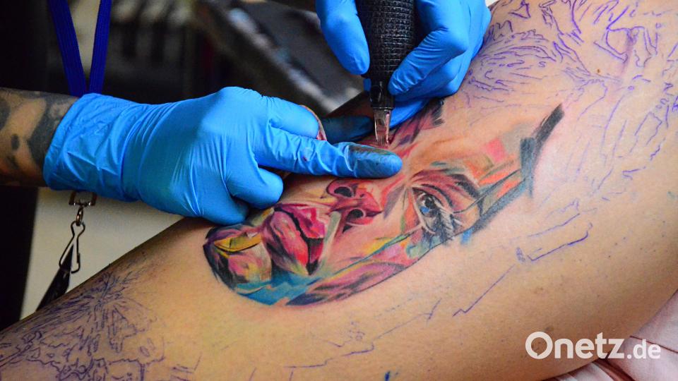 Tattoo Convention in der Max-Reger-Halle. Bild: Kunz