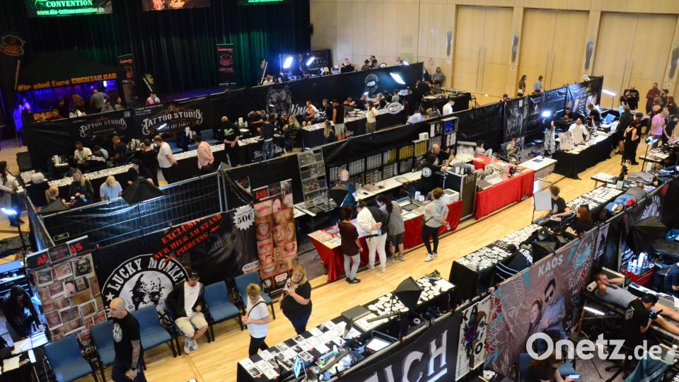 Tattoo Convention in der Max-Reger-Halle. Bild: Kunz