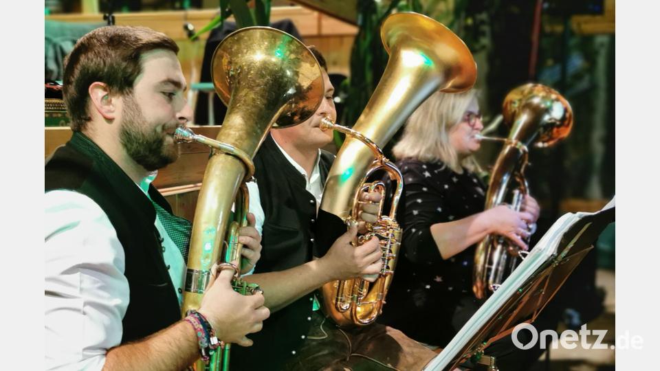 Volle Konzentration beim Tenorhorn-Solo. Bild: Portner
