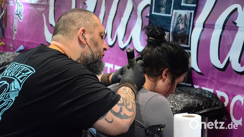 Tattoo Convention in der Max-Reger-Halle. Bild: Kunz