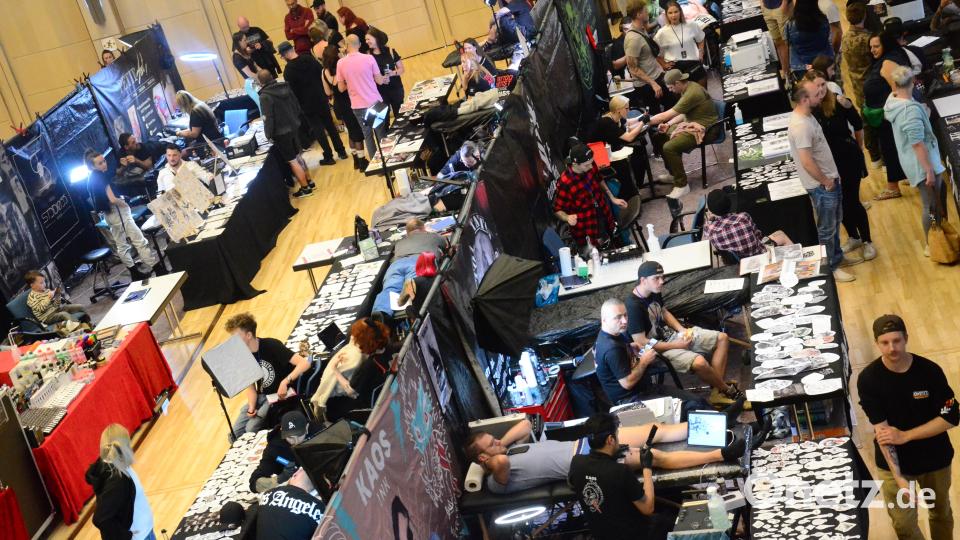 Tattoo Convention in der Max-Reger-Halle. Bild: Kunz