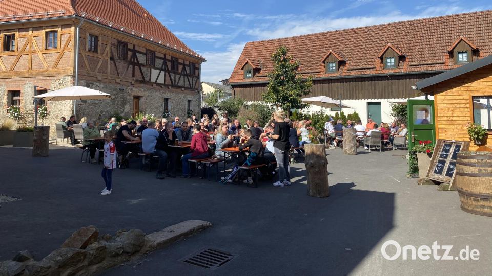 Rund 600 Besucher lockte das Herbstfest im Mühlenhof in Mähring an. Bild: Katharina Schöner/exb