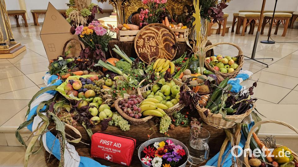 Auch die Pfarrei Herz Jesu Rosenberg feierte Erntedank. Bild: ric