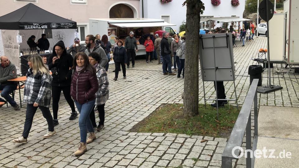 Der Herbstmarkt in Falkenberg war gut besucht. Bild: wro