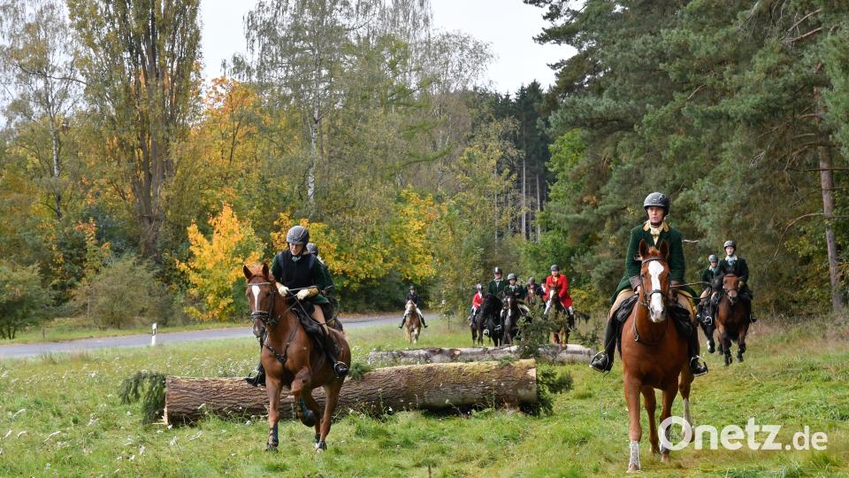 Die Kurfürstliche Schleppjagd in Amberg ist ein Ereignis für Ross und Reiter sowie Zuschauer. Bild: Petra Hartl