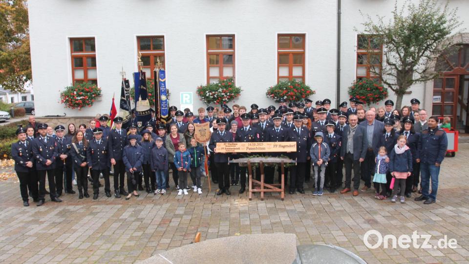 Die Feuerwehr Hagendorf freut sich schon auf das 125-jährigen Gründungsjubiläum 2024 mit den Patenvereinen Reinhardsrieth und Waidhaus. Bild: pi