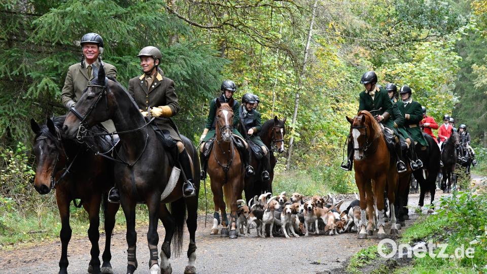 Die Kurfürstliche Schleppjagd in Amberg ist ein Ereignis für Ross und Reiter sowie Zuschauer. Bild: Petra Hartl