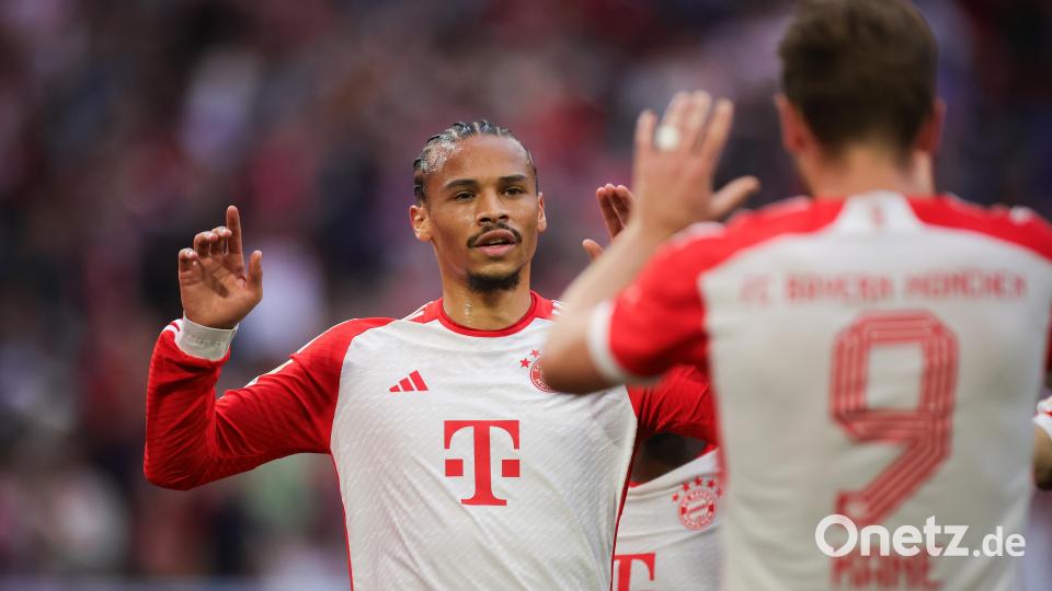 Leroy Sané ist in bestechender Form. Bild: Christian Charisius/dpa