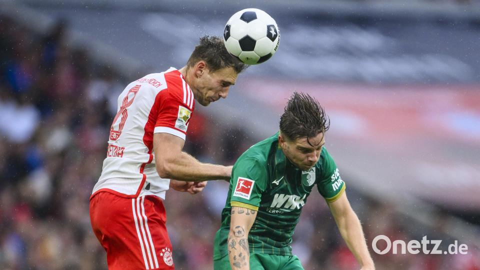 Aktivposten im Mittelfeld des FC Bayern: Leon Goretzka (l) Bild: Tom Weller/dpa
