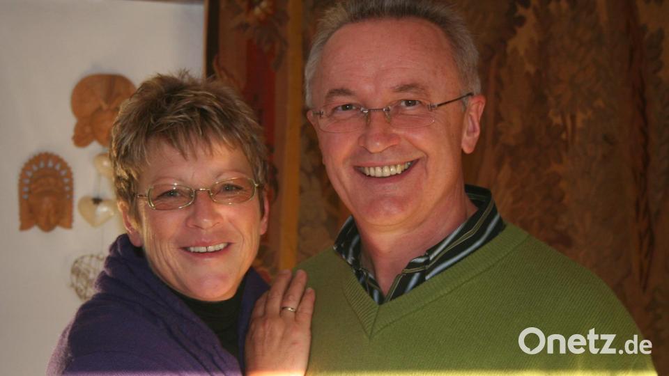 Humor gehörte bei ihnen immer dazu: Annekathrin Kristel und ihr Ehemann Karl Heinz Kristel. Bild: Christiane Bickham/exb