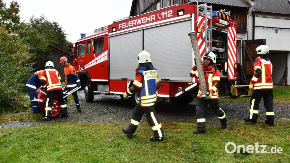 Gemeinschaftsübung der Jugendwehren in der VG-Schirmitz Bild: Feuerwehr/exb