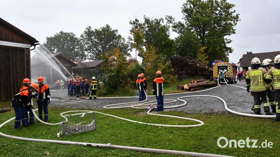 Gemeinschaftsübung der Jugendwehren in der VG-Schirmitz Bild: Feuerwehr/exb